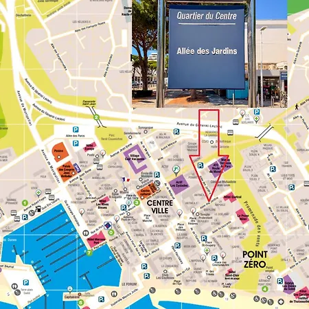 A 400m De La Mer, 36m2, Lumineux, Calme En Centre-ville Apartment La Grande-Motte